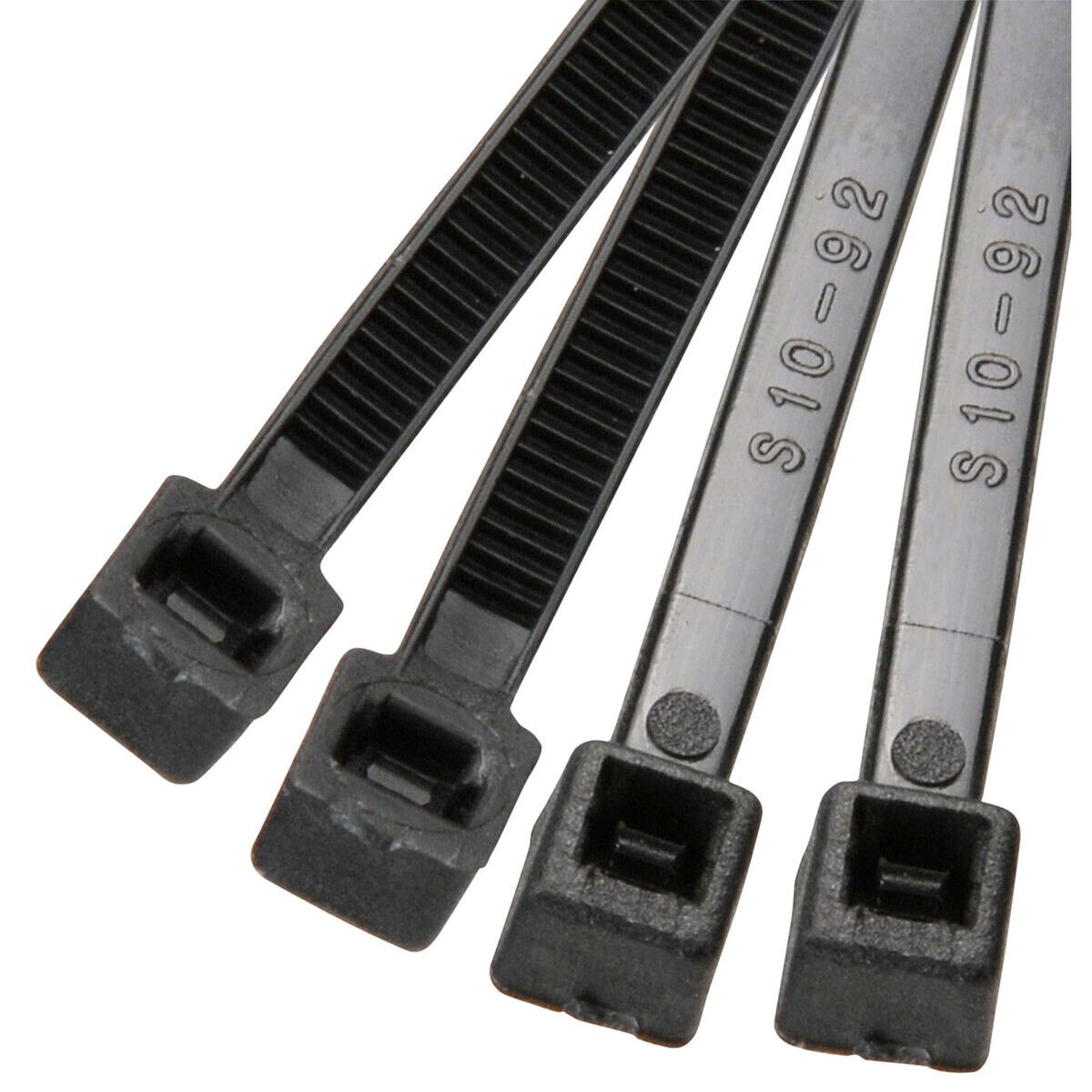 Cable Wire Tie 4" 18 lb Tensile Black 100 Pcs.